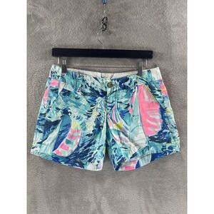 Lilly Pulitzer‎ The Callahan Shorts Womens Size 00 Multicolor Floral Casual